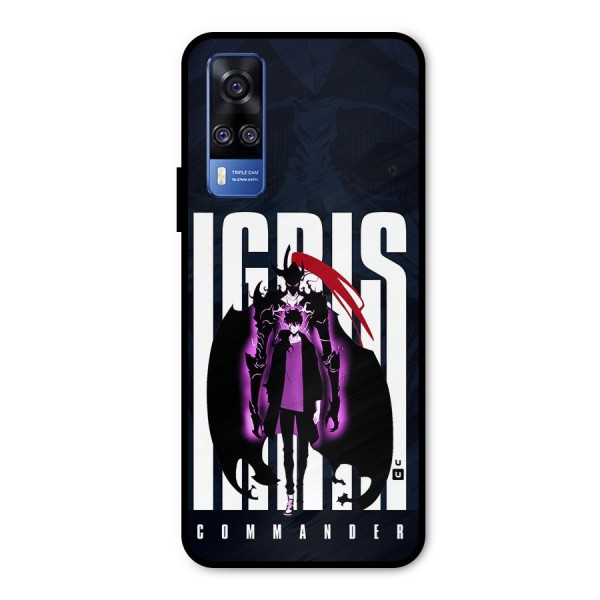 Commander Igris Metal Back Case for Vivo Y31