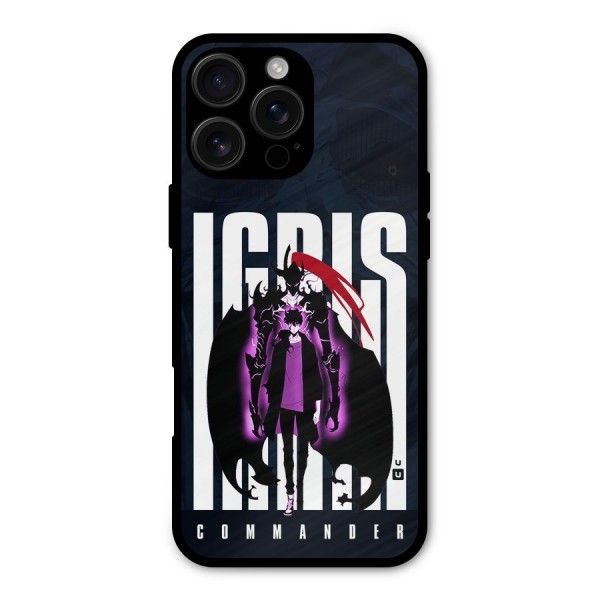 Commander Igris Metal Back Case for iPhone 16 Pro Max
