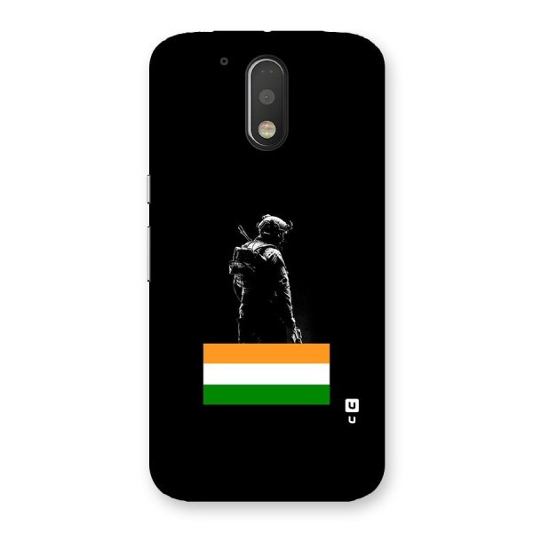 Commando Respect Back Case for Moto G4 Plus