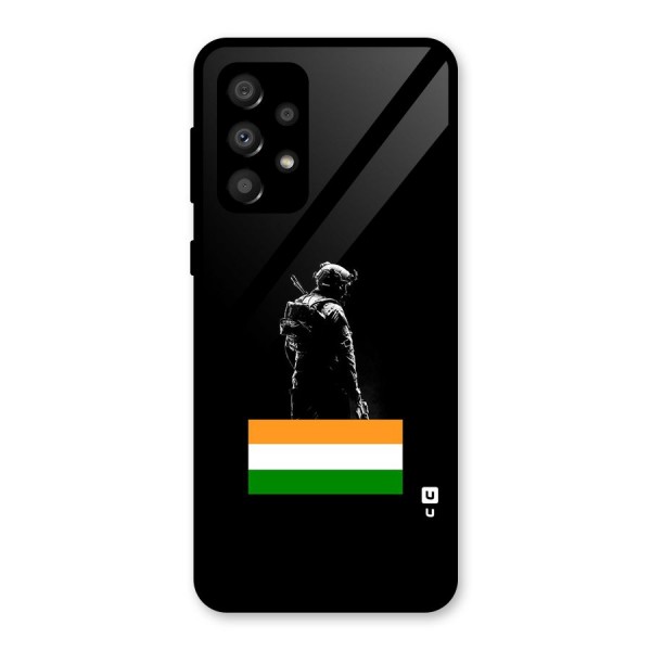 Commando Respect Glass Back Case for Galaxy A32