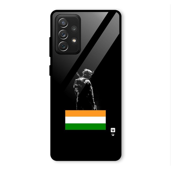 Commando Respect Glass Back Case for Galaxy A72