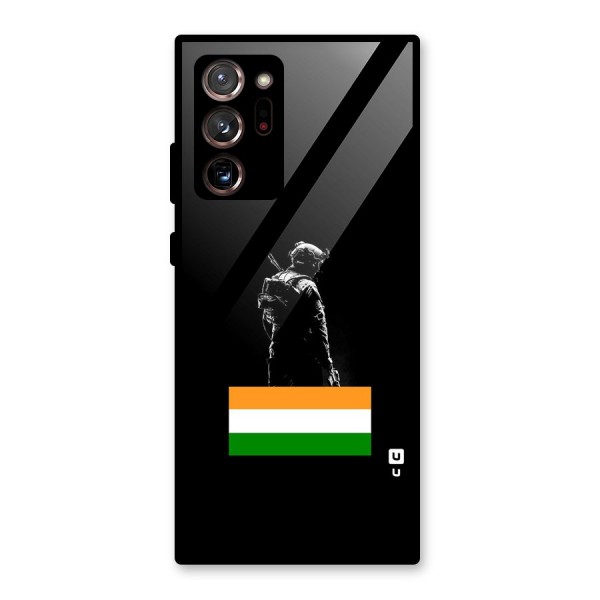 Commando Respect Glass Back Case for Galaxy Note 20 Ultra 5G