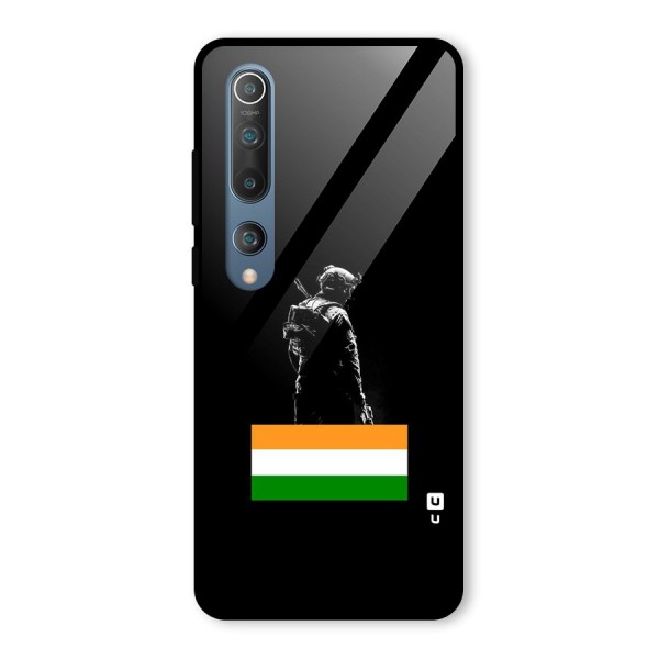 Commando Respect Glass Back Case for Mi 10