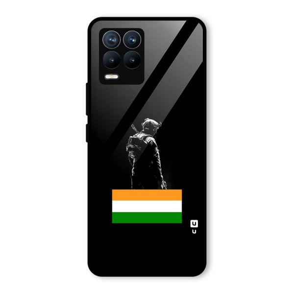 Commando Respect Glass Back Case for Realme 8 Pro