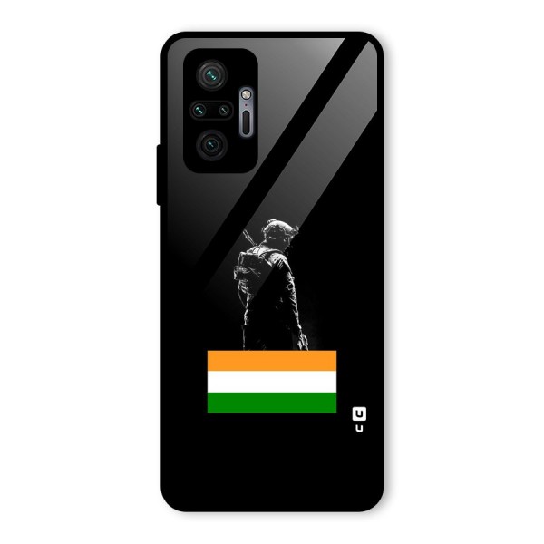 Commando Respect Glass Back Case for Redmi Note 10 Pro Max