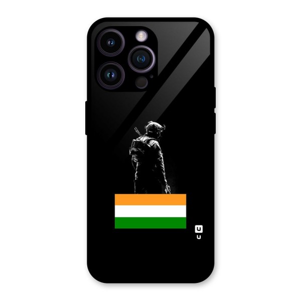 Commando Respect Glass Back Case for iPhone 14 Pro Max