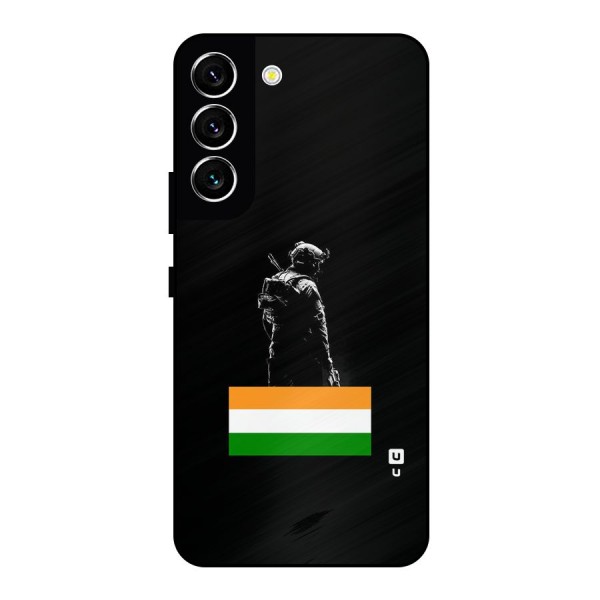 Commando Respect Metal Back Case for Galaxy S22 5G