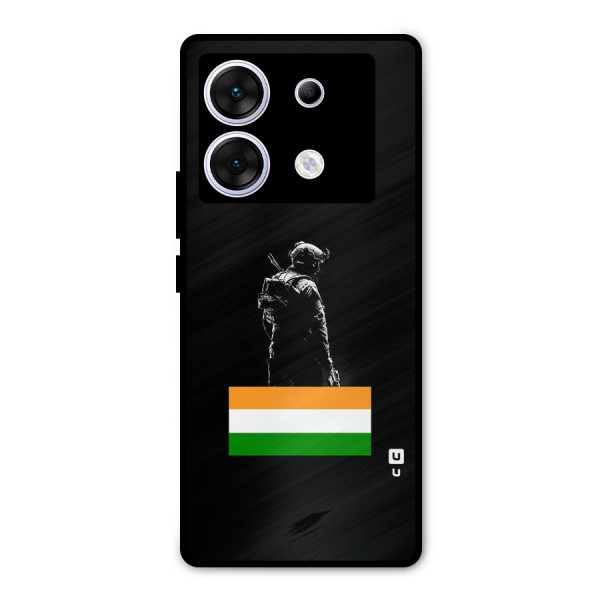 Commando Respect Metal Back Case for Infinix Zero 30 5G