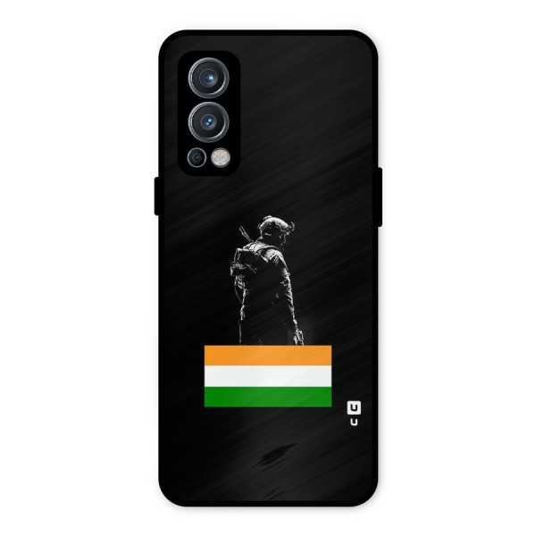 Commando Respect Metal Back Case for OnePlus Nord 2 5G