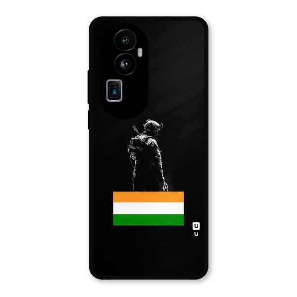 Commando Respect Metal Back Case for Oppo Reno10 Pro Plus