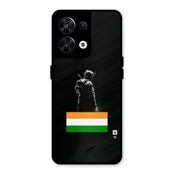 Commando Respect Metal Back Case for Oppo Reno8 5G