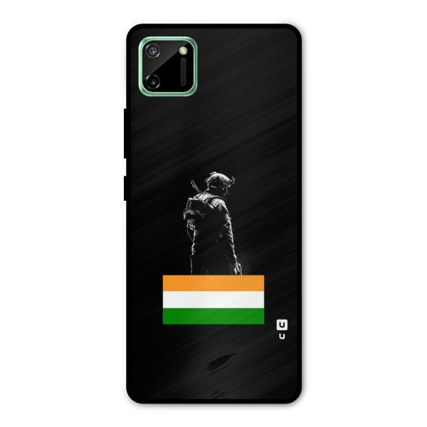 Commando Respect Metal Back Case for Realme C11