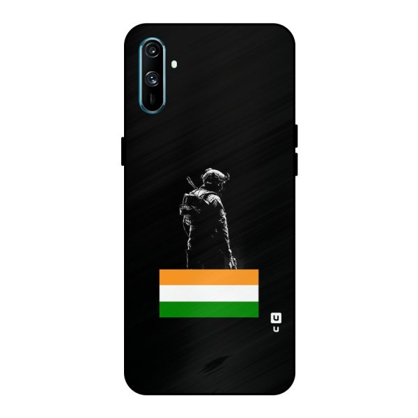 Commando Respect Metal Back Case for Realme C3