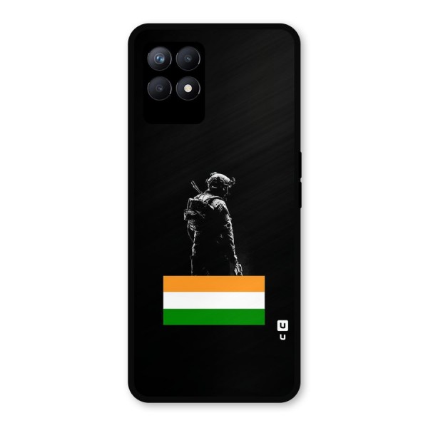 Commando Respect Metal Back Case for Realme Narzo 50