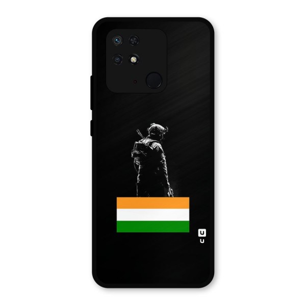 Commando Respect Metal Back Case for Redmi 10 Power