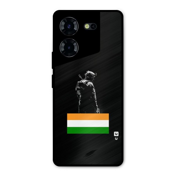 Commando Respect Metal Back Case for Tecno Pova 5 Pro 5G