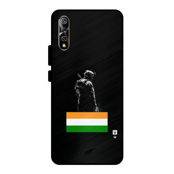 Commando Respect Metal Back Case for Vivo S1
