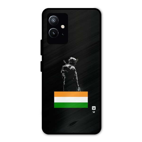 Commando Respect Metal Back Case for Vivo T1 5G