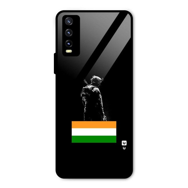 Commando Respect Metal Back Case for Vivo Y20i