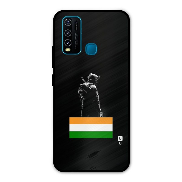 Commando Respect Metal Back Case for Vivo Y50