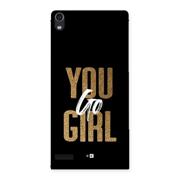 Confident Girl Back Case for Ascend P6