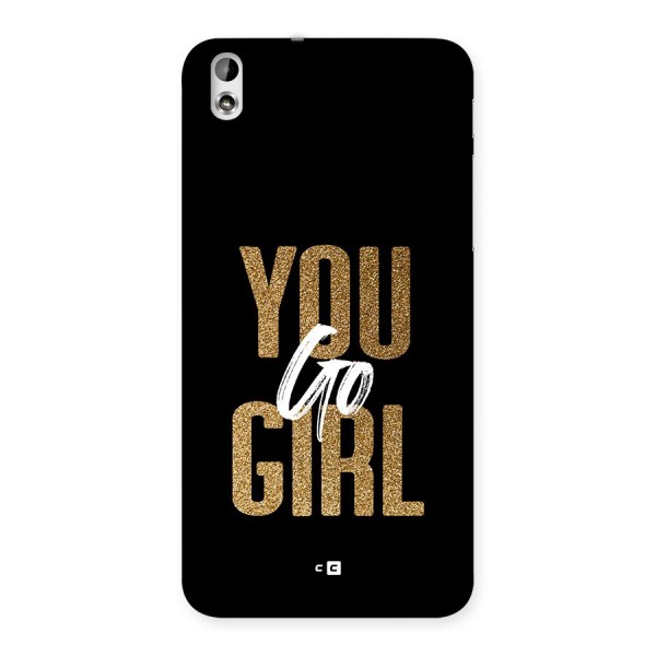 Confident Girl Back Case for Desire 816