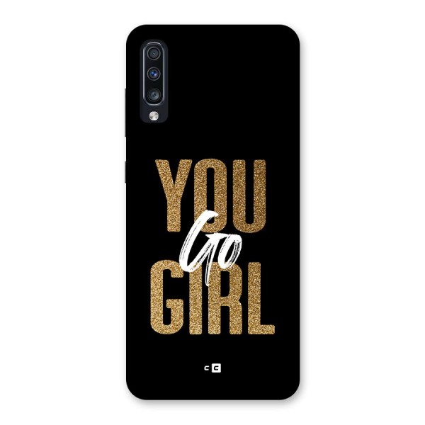 Confident Girl Back Case for Galaxy A70