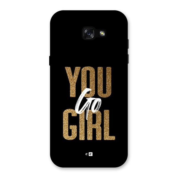 Confident Girl Back Case for Galaxy A7 (2017)