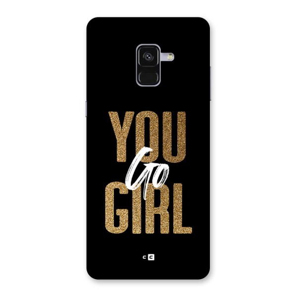 Confident Girl Back Case for Galaxy A8 Plus