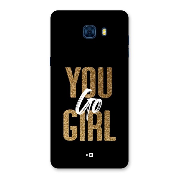 Confident Girl Back Case for Galaxy C7 Pro