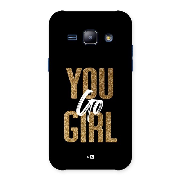 Confident Girl Back Case for Galaxy J1