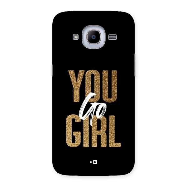 Confident Girl Back Case for Galaxy J2 2016