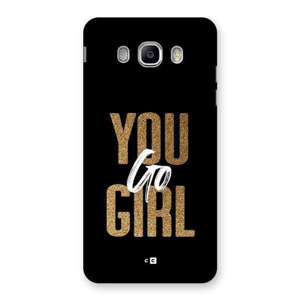 Confident Girl Back Case for Galaxy J5 2016