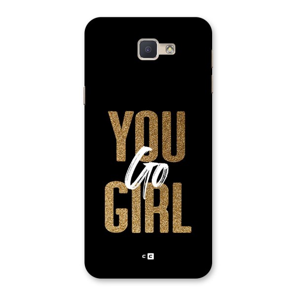 Confident Girl Back Case for Galaxy J5 Prime