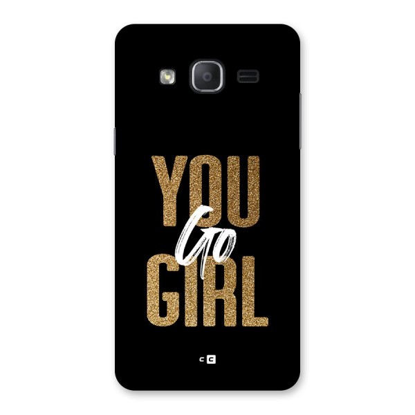 Confident Girl Back Case for Galaxy On7 Pro