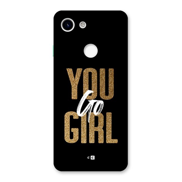 Confident Girl Back Case for Google Pixel 3