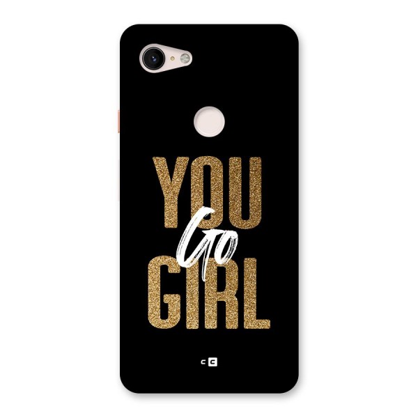 Confident Girl Back Case for Google Pixel 3 XL