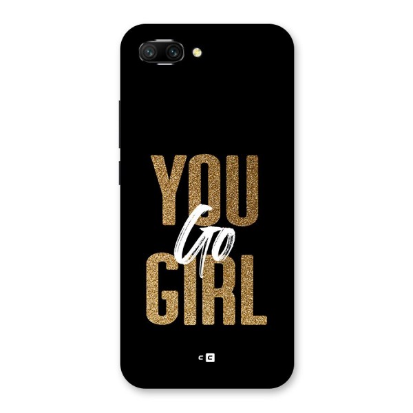 Confident Girl Back Case for Honor 10