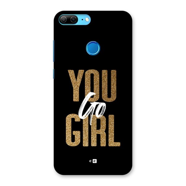 Confident Girl Back Case for Honor 9 Lite