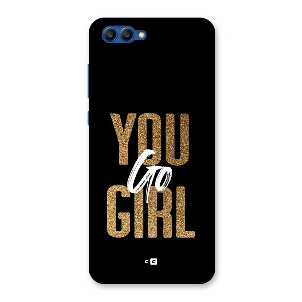 Confident Girl Back Case for Honor View 10