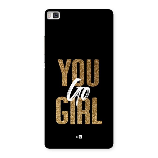 Confident Girl Back Case for Huawei P8