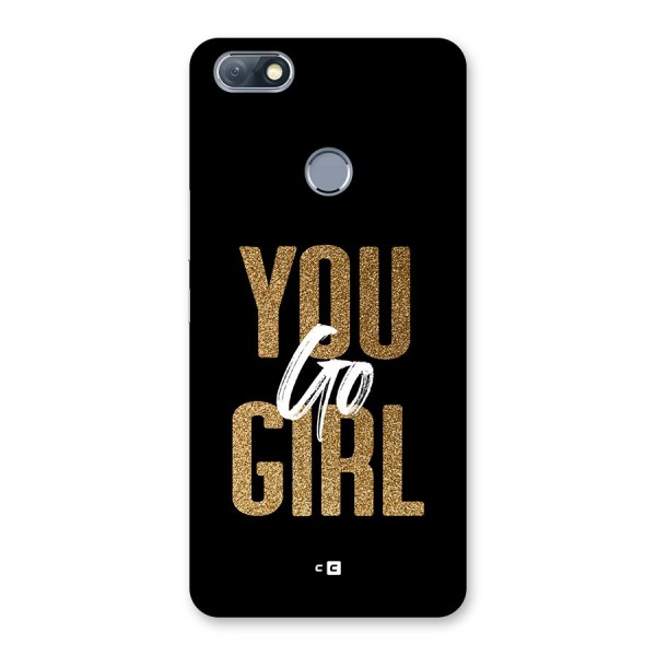 Confident Girl Back Case for Infinix Note 5