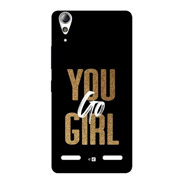 Confident Girl Back Case for Lenovo A6000