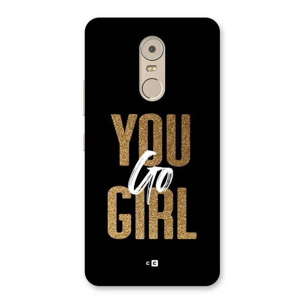 Confident Girl Back Case for Lenovo K6 Note