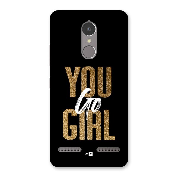 Confident Girl Back Case for Lenovo K6 Power