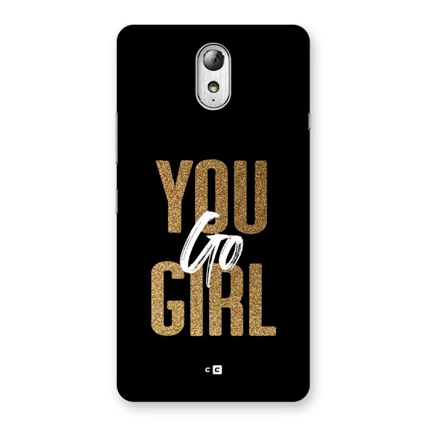 Confident Girl Back Case for Lenovo Vibe P1M