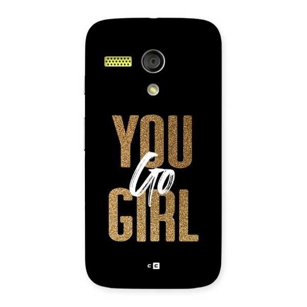 Confident Girl Back Case for Moto G