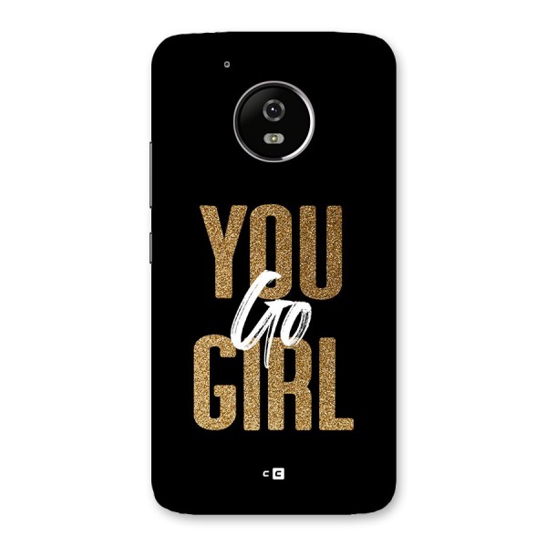 Confident Girl Back Case for Moto G5