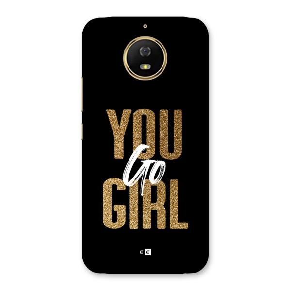 Confident Girl Back Case for Moto G5s
