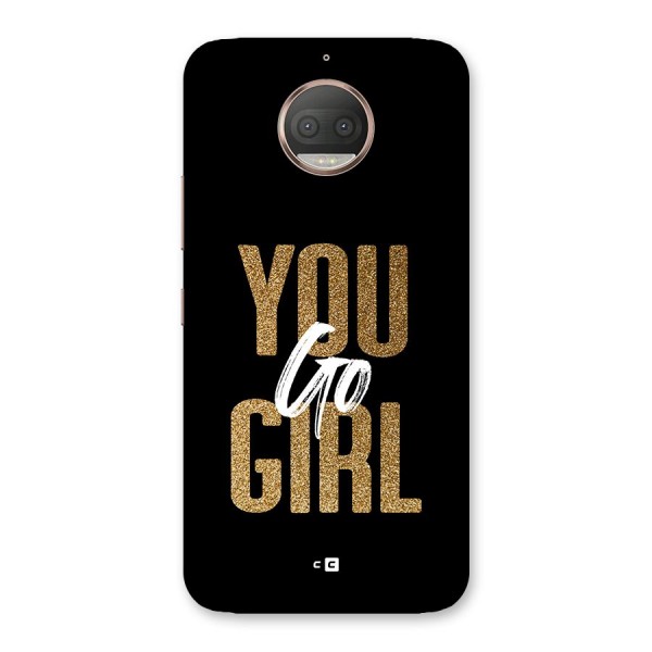 Confident Girl Back Case for Moto G5s Plus